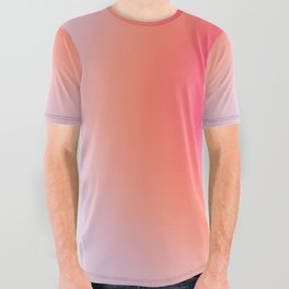 Vintage Colorful Gradient All Over Graphic Tee