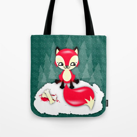 Fox's Christmas Dinner Tote Bag