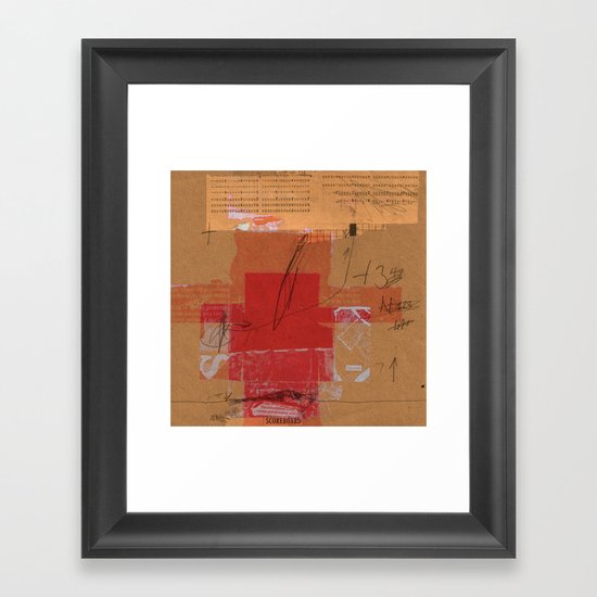 CROSS OUT #4 Framed Art Print