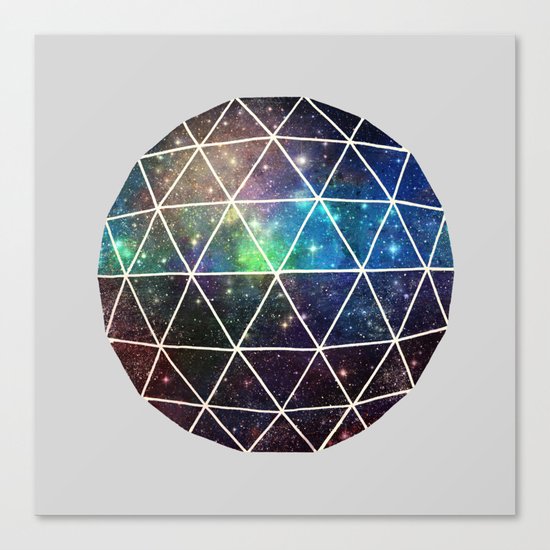 Space Geodesic Canvas Print