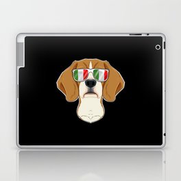 Beagle Italy Sunglasses I Italian Flag Laptop Skin