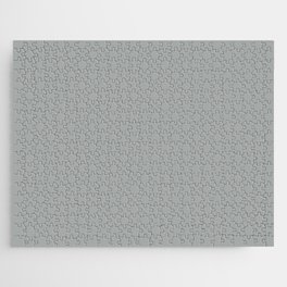 Now Gris cool gray neutral solid color modern abstract illustration  Jigsaw Puzzle