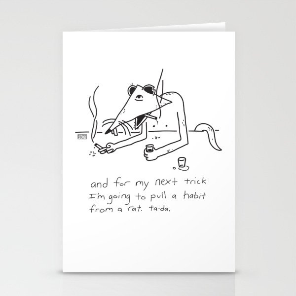 Rat Bastard Stationery Cards