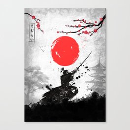 Samurai japan Canvas Print