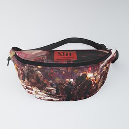 Post-Apocalyptic street market Fanny Pack