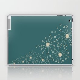 Dandelion Minimalist Green Laptop Skin