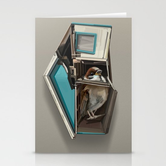 home bird Stationery Cards