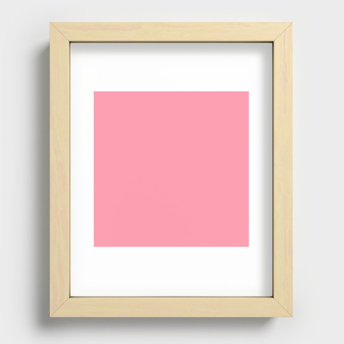 Pink Bubblegum Recessed Framed Print