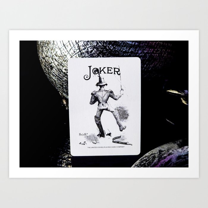 The Ghost Joker Art Print