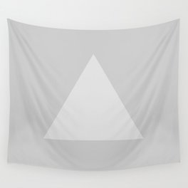 Gray Triangle Wall Tapestry