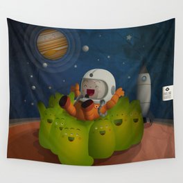 Welcome to mars! Wall Tapestry