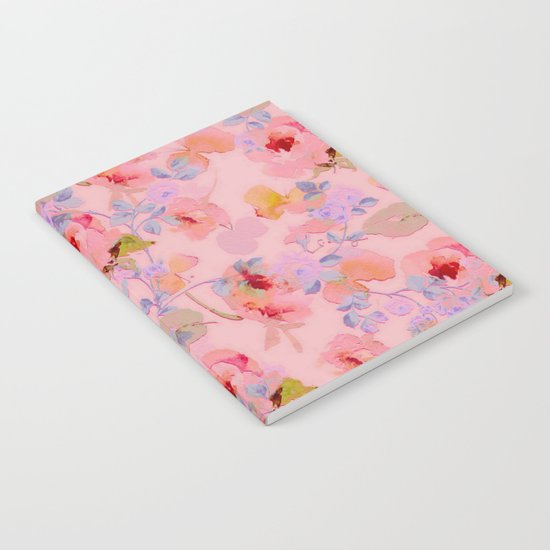 girly floral Notebook