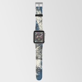 Artistic Montreal, Canada Map Illustration. Aesthetic  Apple Watch Band