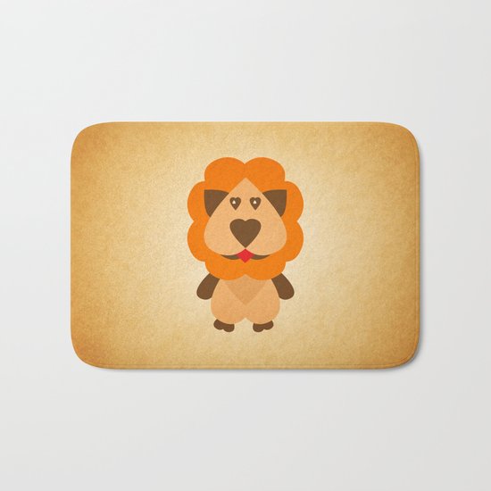 Lion Heart Bath Mat