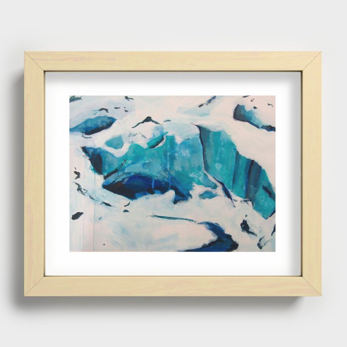 Glacier I Recessed Framed Print