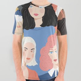Girls 01 All Over Graphic Tee