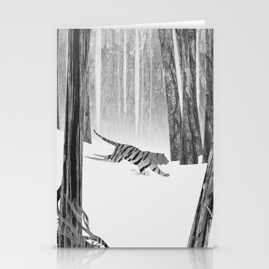 Martwood Tiger Stationery Cards