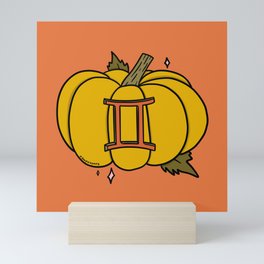 Gemini Pumpkin Mini Art Print