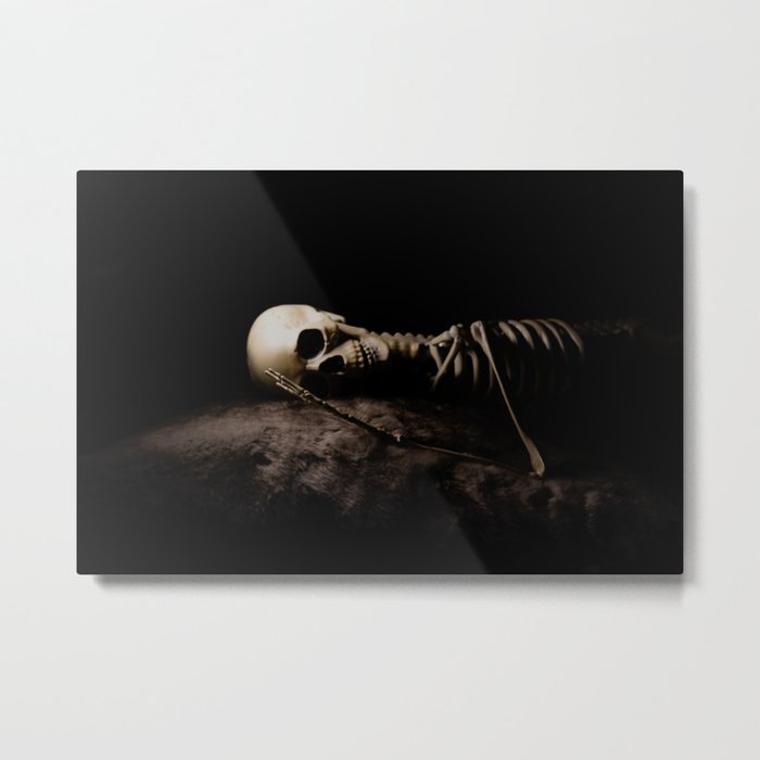 Skeleton Metal Print