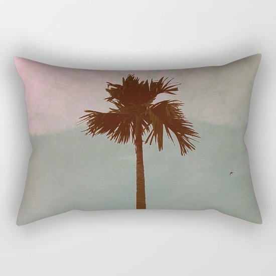 Palm Tree (vintage) Rectangular Pillow