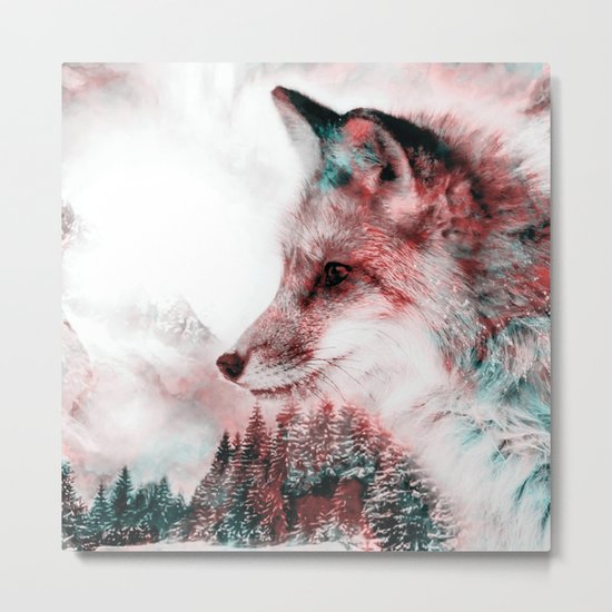 FOX Metal Print
