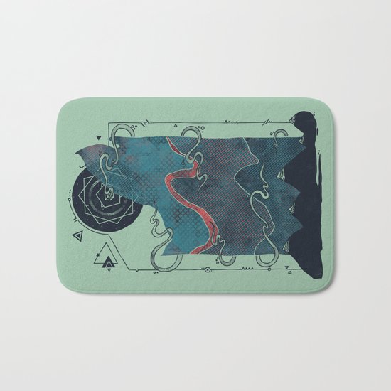 Northern Nightsky Bath Mat