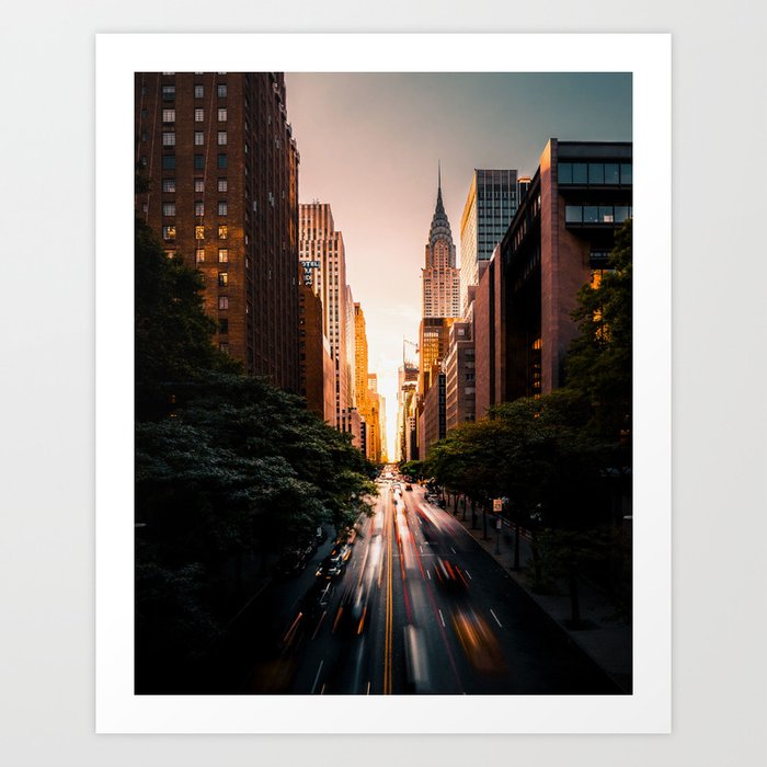 sunset-in-rush-hour-at-tudor-city-new-york-prints.jpg