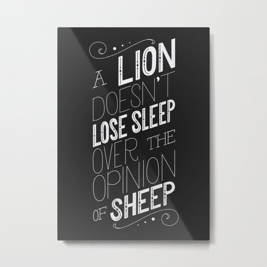 Lion Metal Print