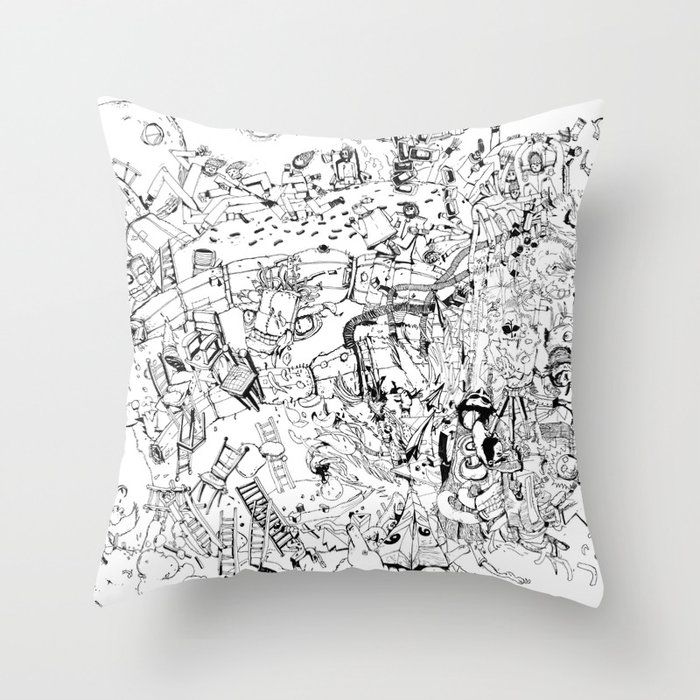 Fragments of dream Throw Pillow