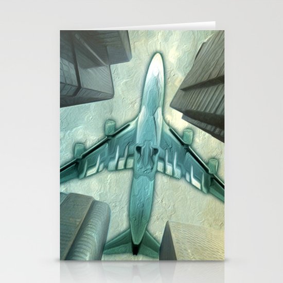 Flight path Stationery Cards