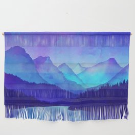 Cerulean Blue Mountains Wall Hanging