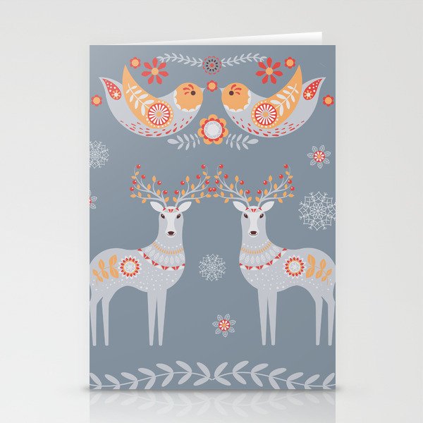 Nordic Winter Stationery Cards