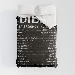 Bible Emergency Hotlines Comforter