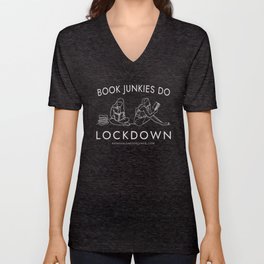 Book Junkies do Lockdown V Neck T Shirt