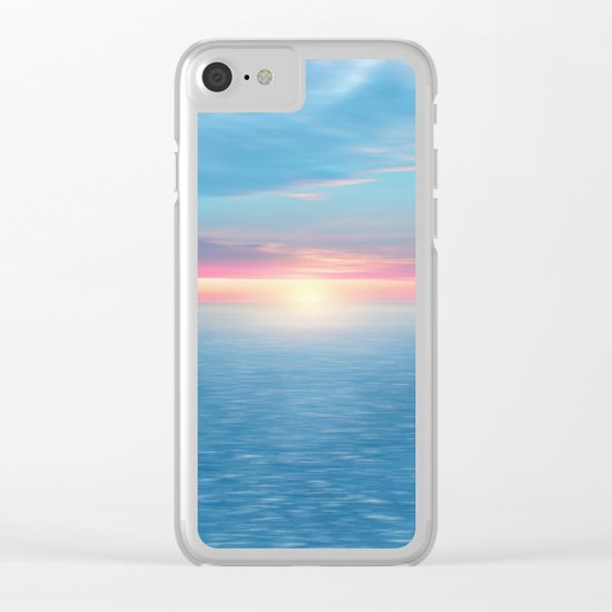 Pastel vibes 46 Clear iPhone Case