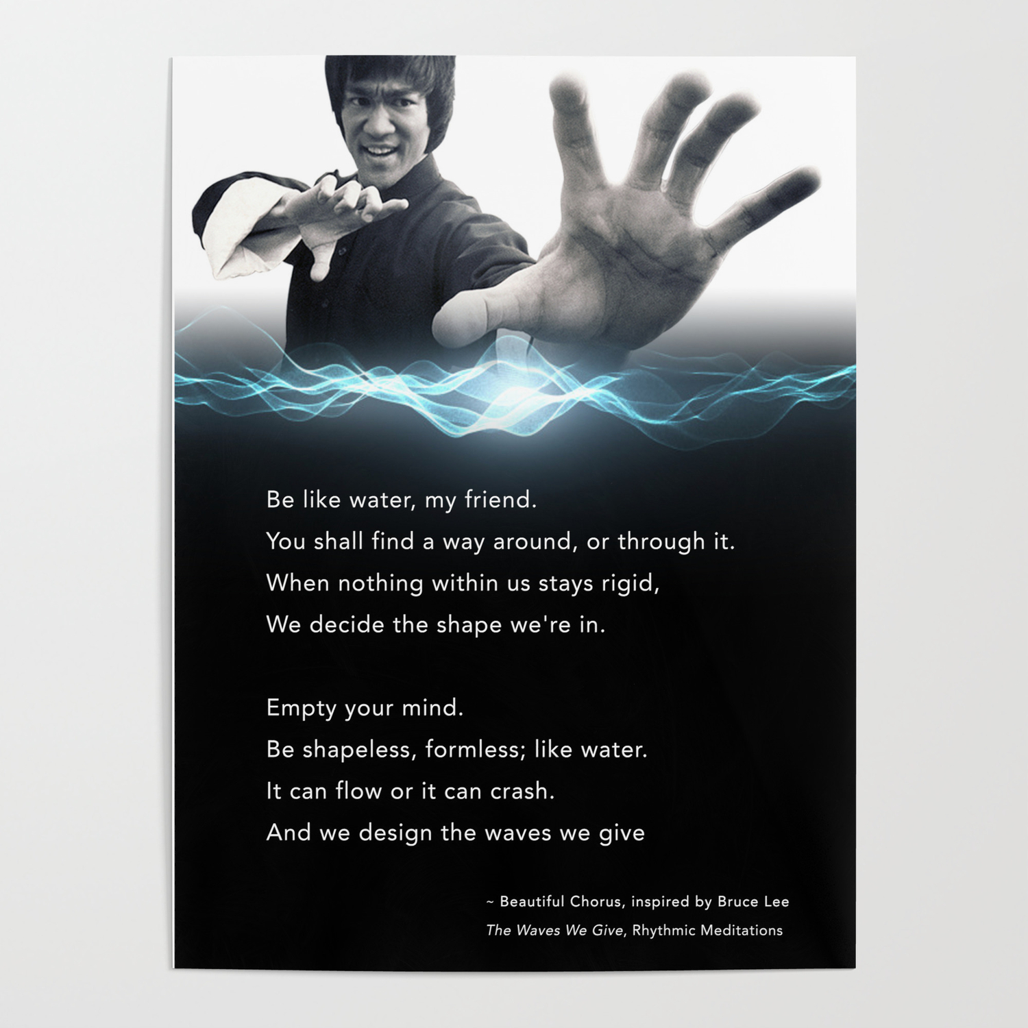 The Waves We Give Poster By Alexandra Love Beautiful Chorus Society6 The Waves We Give Poster By Alexandra Love Beautiful Chorus Society6