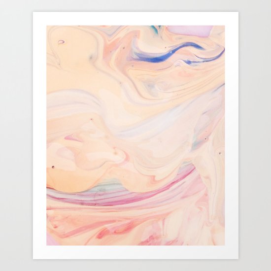 Marble Art V 16 #society6 #decor #fashion #lifestyle Art Print