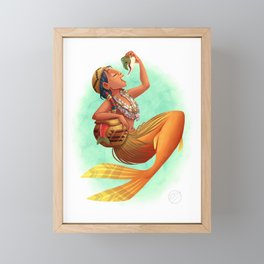 HUN' XOYA:CH'E' - World Class Mermaids Framed Mini Art Print