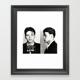 Bae's Mugshot Framed Art Print
