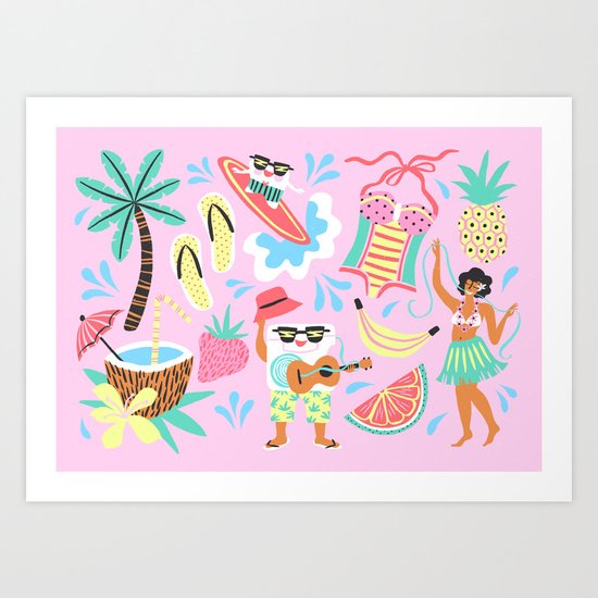 CocoFloss Art Print