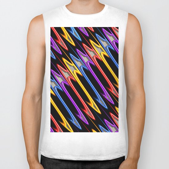 Abstract Perfection 32 Biker Tank