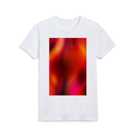Blurred Gradient On Fire - Gradient Abstract Design Kids T Shirt