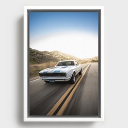 Vintage 1968 SS American Classic Muscle car automobile transportation color photograph / photograph poster posters Framed Canvas