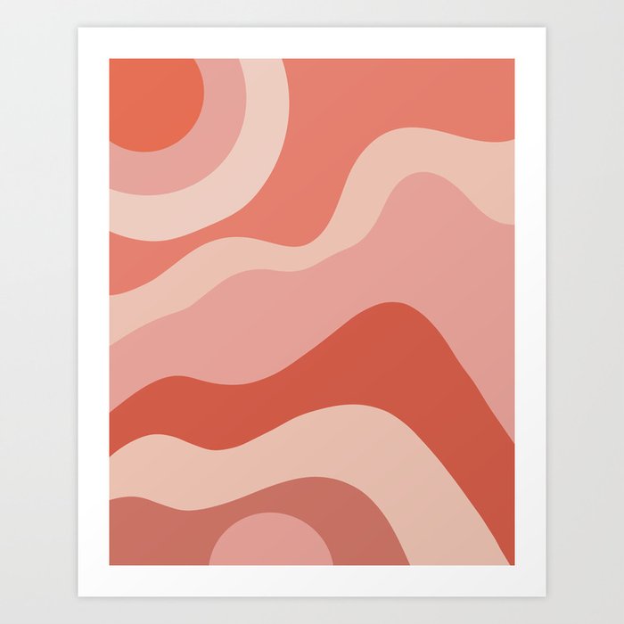 New Horizon - Abstract Art Print Art Print