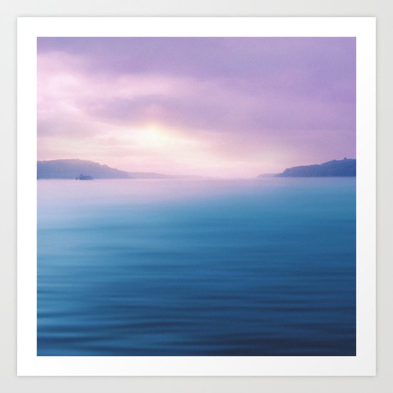 Sea - Pastel Art Print