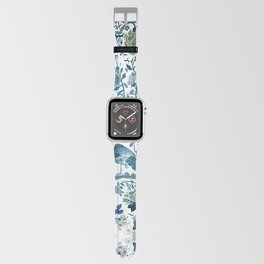Blue vintage chinoiserie flora Apple Watch Band