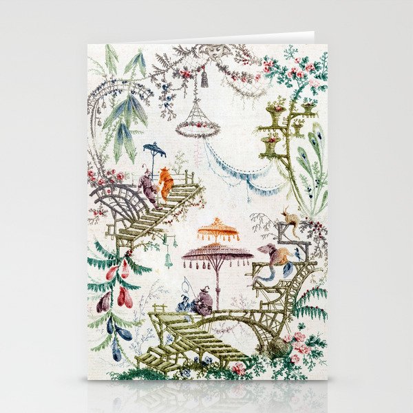 Enchanted Forest Chinoiserie Stationery Cards