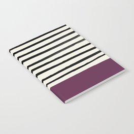 Plum x Stripes Notebook