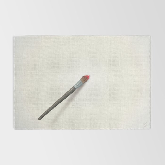 Blank Canvas - Painting Rug by Nicole Cleary