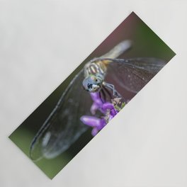 Blue eyed Dragonfly Yoga Mat